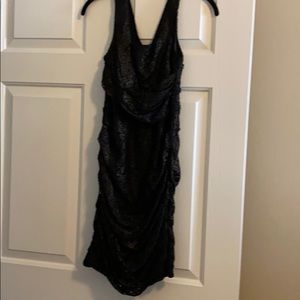 Black cocktail dress